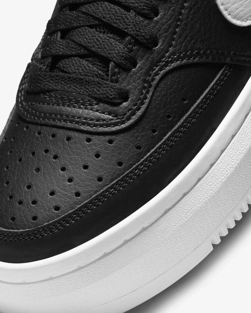 Nike Court Vision ALT LTR Black Platform Casual Shoe DM0113-002 Womens Size 9.5 - Picture 5 of 7